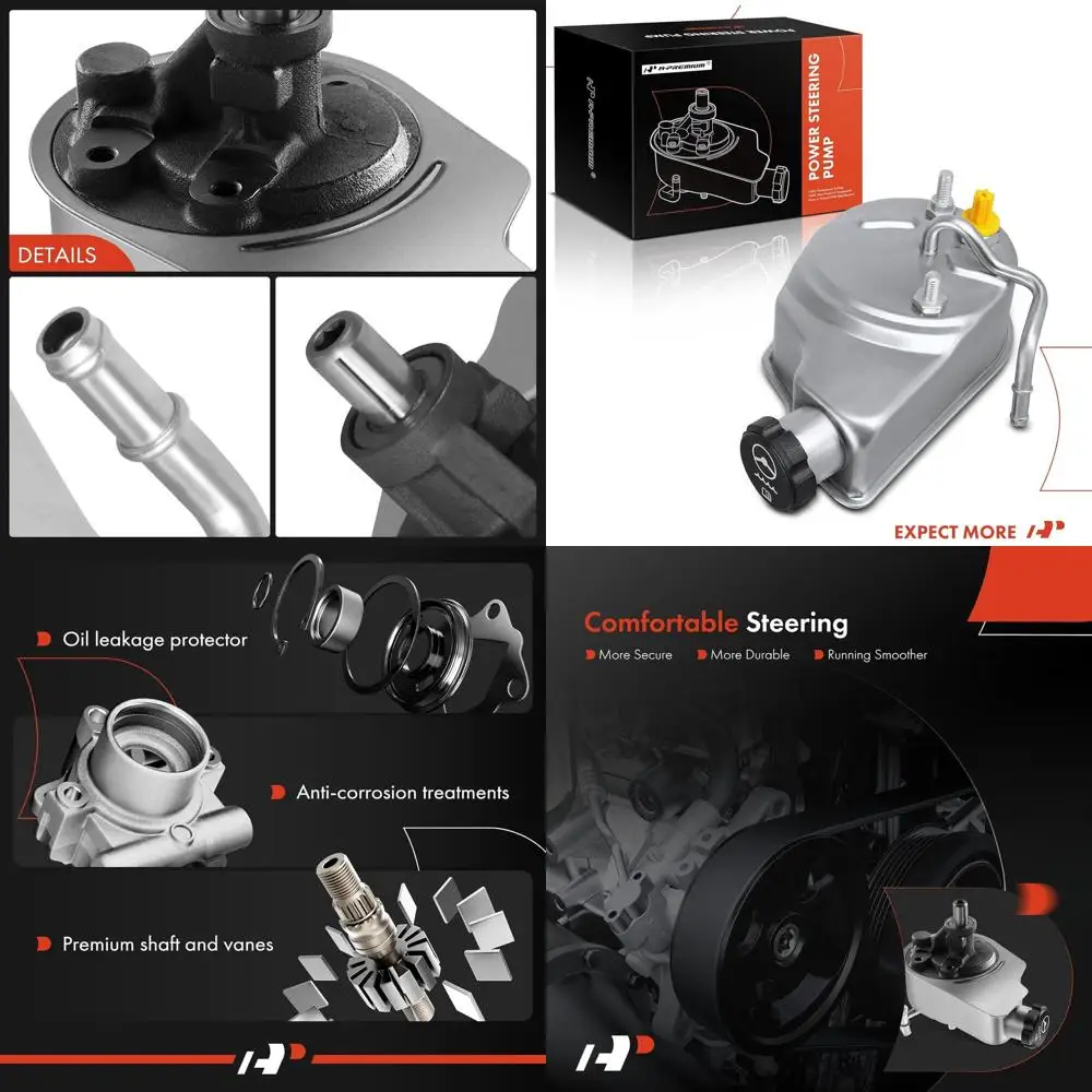 

Насос гидроусилителя руля A-Premium, с резервуаром, совместимый с Chevrolet, GMC, Cadillac и Hummer — 1996-2014 гг. — Silverado 1500,