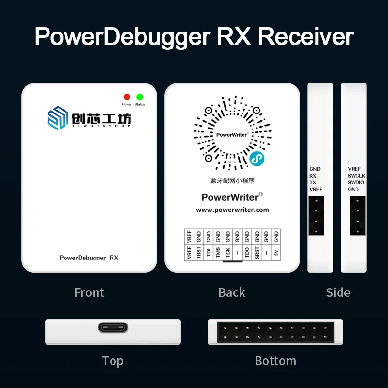 ICWORKSHOP PowerWriter Powerdebugger wireless debugger programmer WiFi remote debugging