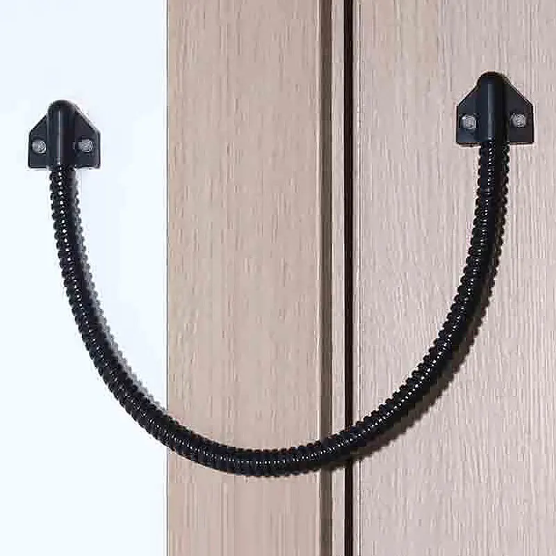 5pcs Door Loop Electric Stainless Steel Plastic Head Exposed Installation Of Protective Sleeves For Cable Routing Of Door Locks