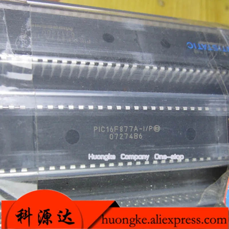 1pcs/lot PIC16F877A-I/P PIC16F877A DIP40 IN STOCK