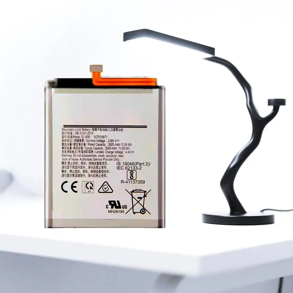 

Long Lasting Mobile Phone Battery 3000Mah QL1695 Safe For Samsung Galaxy A01
