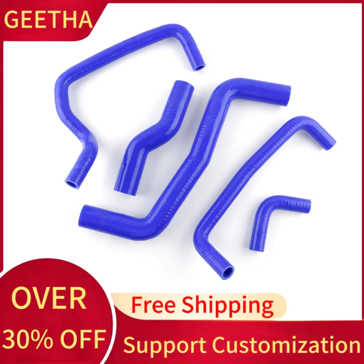 Silicone Radiator Hose For Toyota Corolla LEVIN AE111 AE101G 4A-GE 1995-2000 1996 1997 1998 1999 - view 3