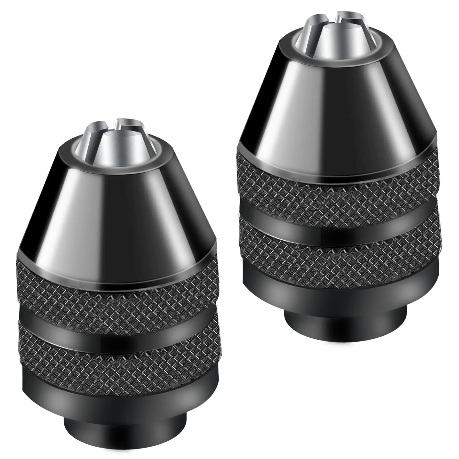 4486 Keyless Drill Chuck, 0.8-3.2mm Universal Quick Change Adapter for Dremel Rotary Tools, Mini Drill and Engraver Accessories
