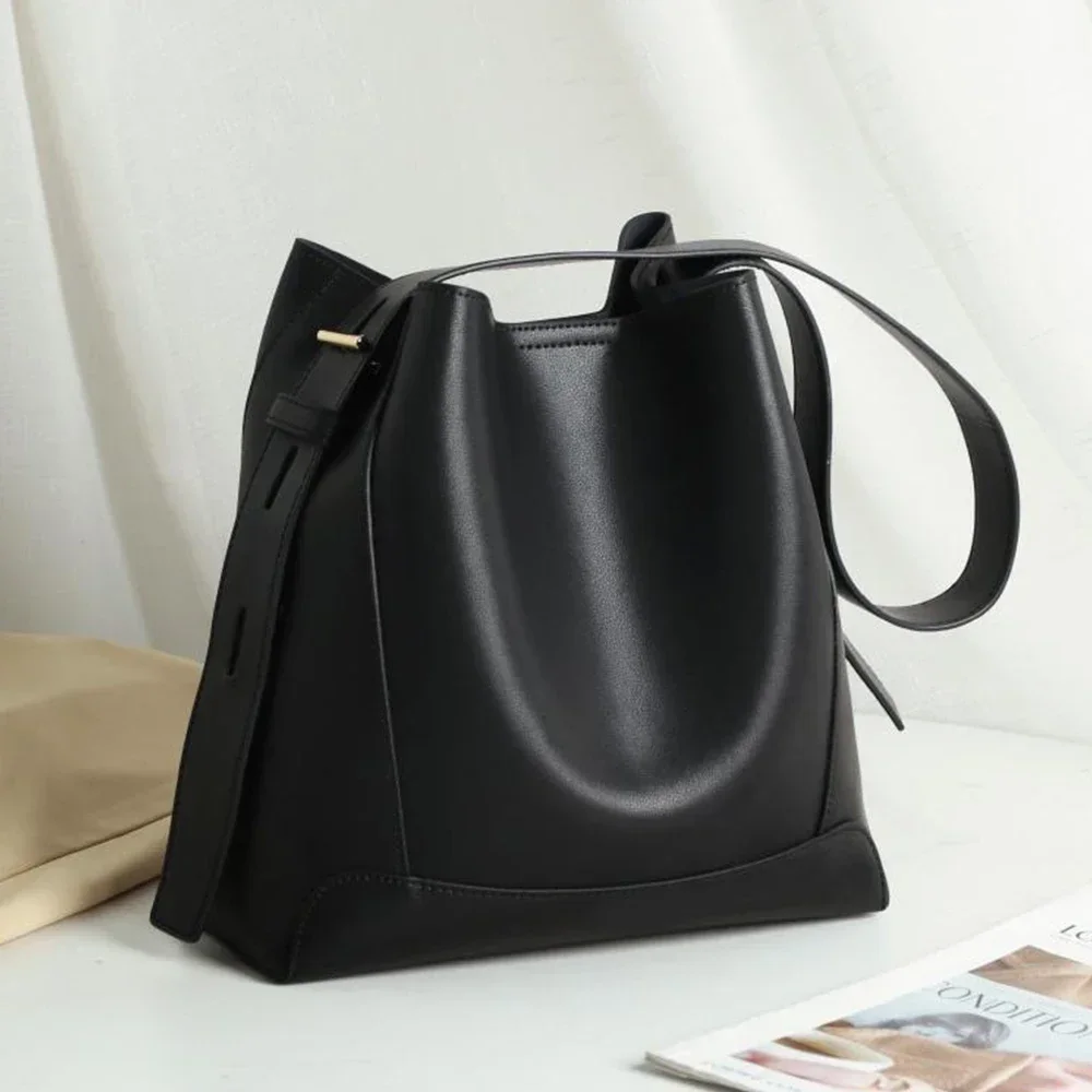 Designer Luxury Bucket Bags for Women Fashion New Shoulder Bag Female Hot Sale PU Leather Handbags Casual Ladies Messenger Bag