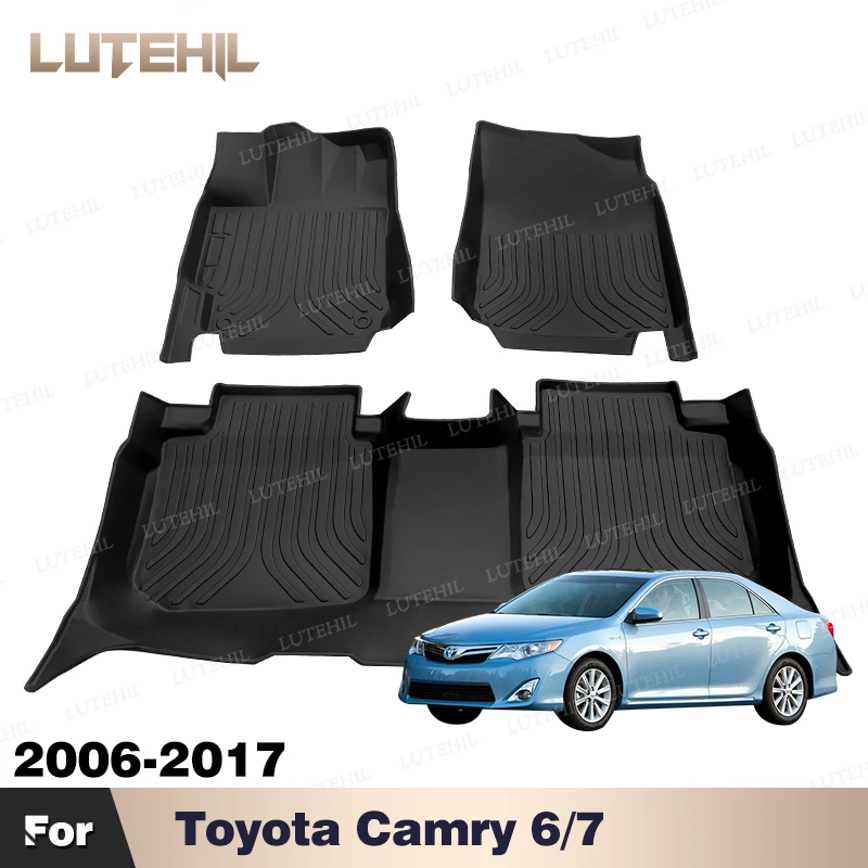 Custom TPE Car Floor Mat For Toyota Camry 6/7 2006-2017 16 15 14 13 12 11 10 Carpet Cover Waterproof Protector Accessories parts