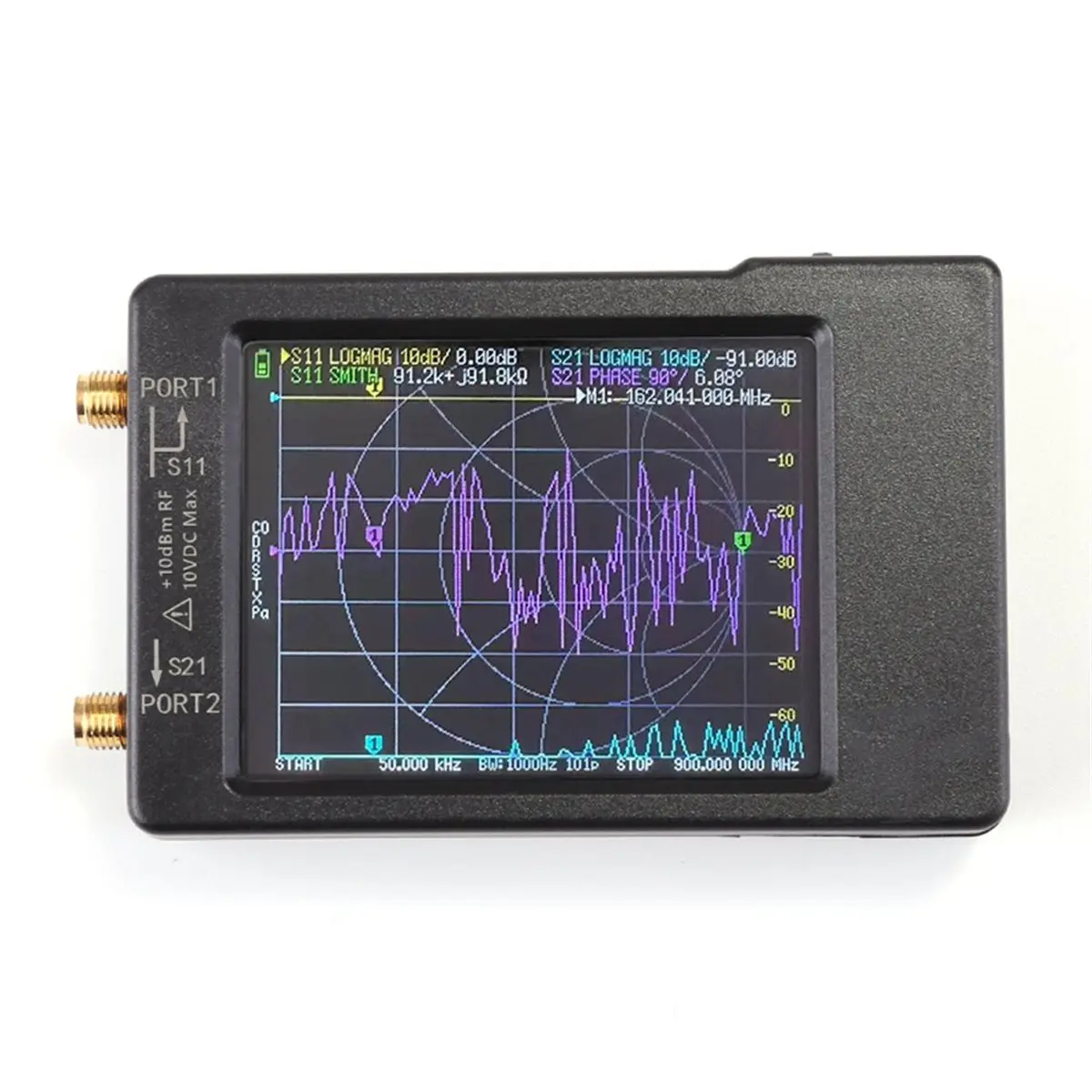 For H4 Vector Network Analyzer 10kHz-1.5GHz Antenna Analyzer MF/HF/VHF/UHF with 4inch Touch Screen
