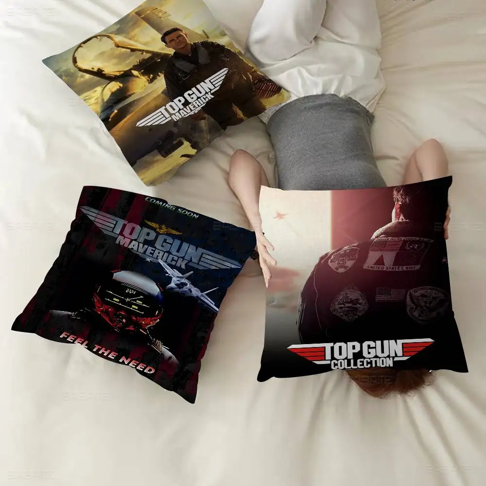 Movie Top Gun Maverick Pillow Anime Pillow Sofa Bed Head Pillow Cover Cushion Cover 45x45 cm Fashion