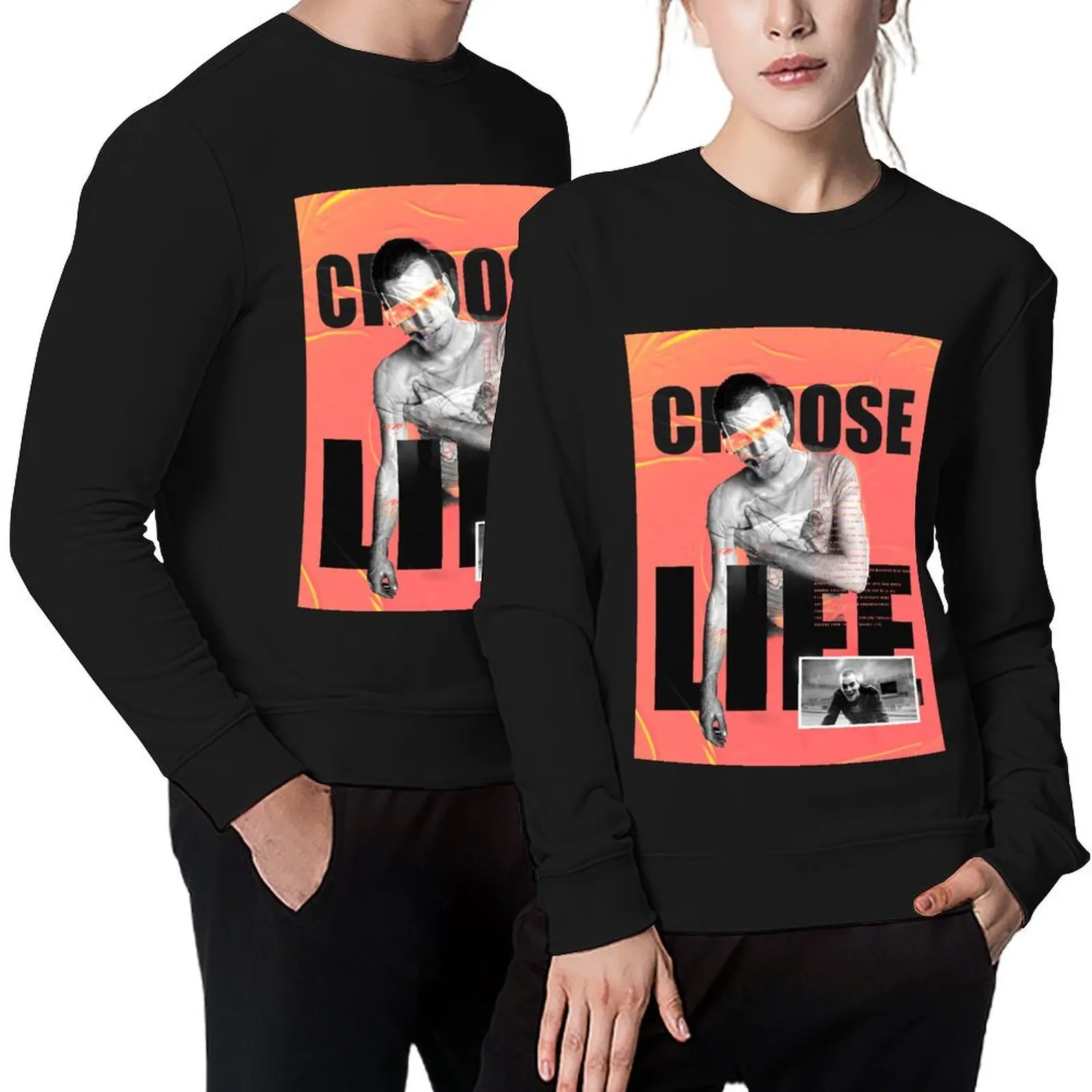 

CHOOSE LIFE- trainspotting Pullover tracksuit autumn clothes korean clothes blouse hoody