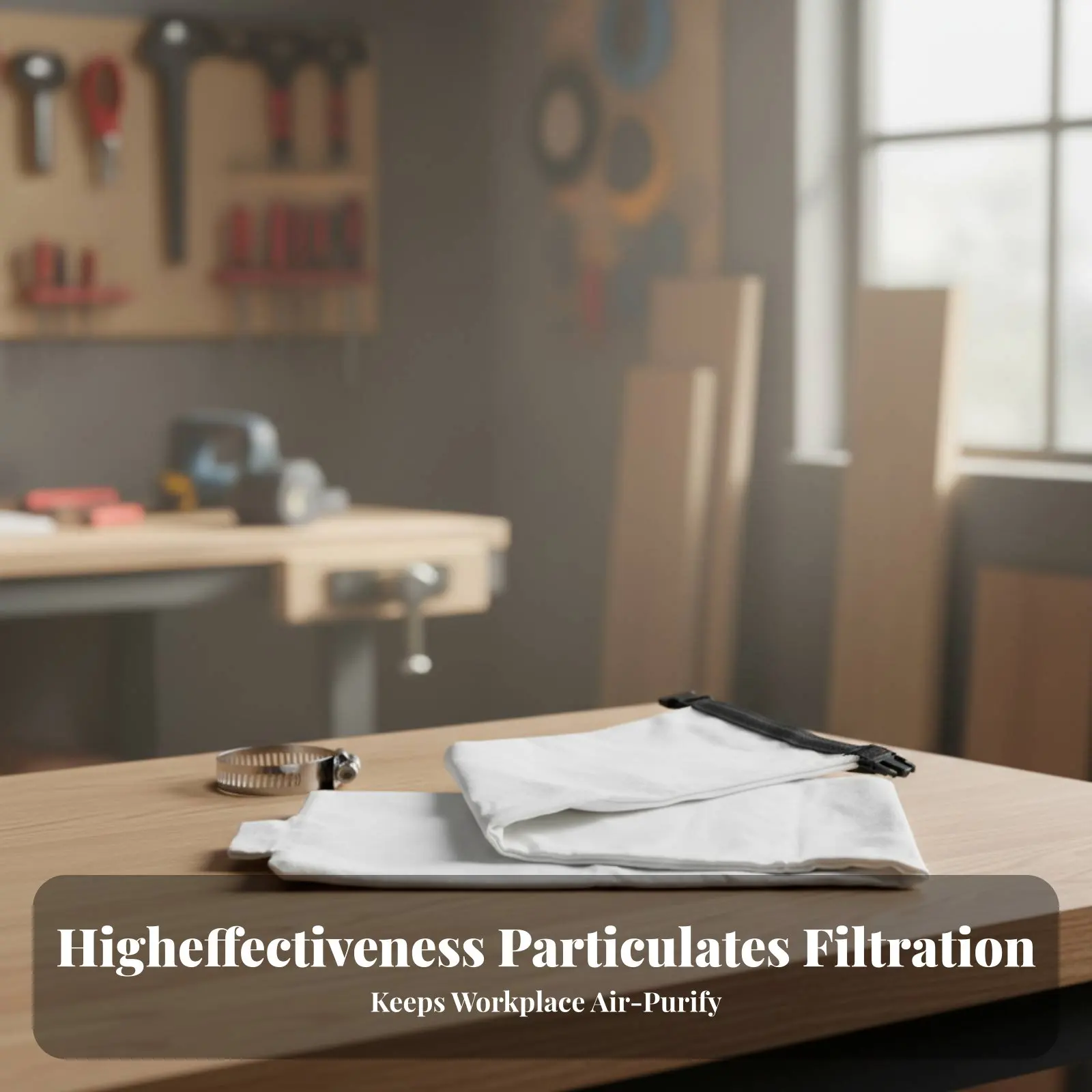 

Мешок для сбора древесной стружки с прочной застежкой, большой вместимости, многоразовый, для плотников и столяров.