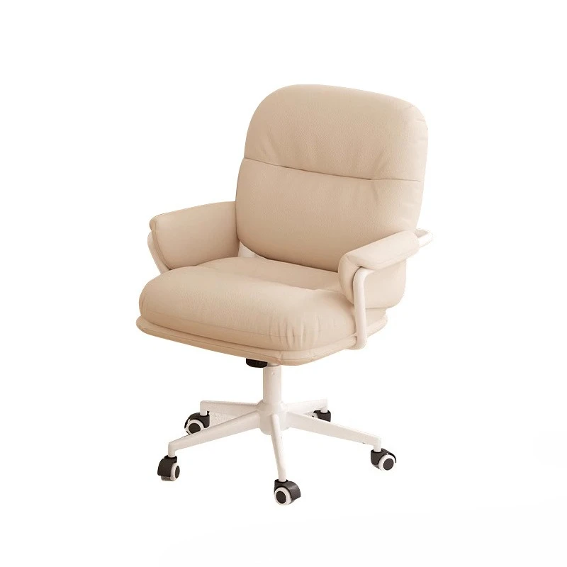

Light luxury computer chair Home office Comfortable sedentary bedroom Girls makeup chair Study desk Back