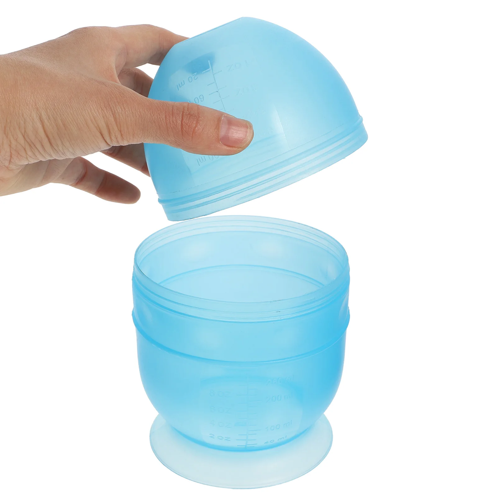 

Thickened Plastic Dye Color Mixing Cup With Measuring Scale For Diy Coloring Home Salon Use Blue Durable Hair Dye Tool Hair