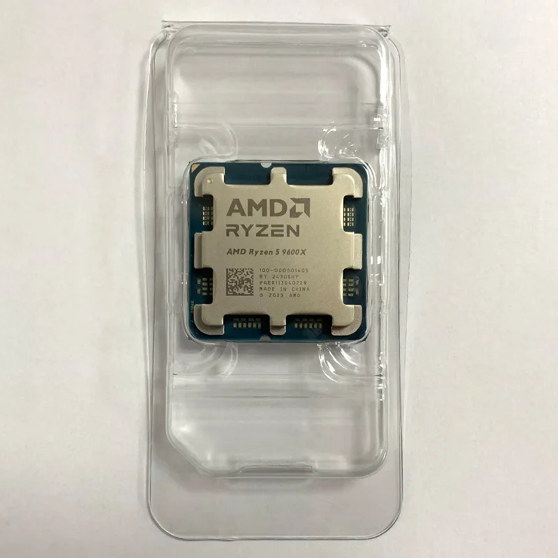 For AMD's new product, the AMD9000 series Ryzen 5 9600X AM5 desktop computer cpu processor chip LLL