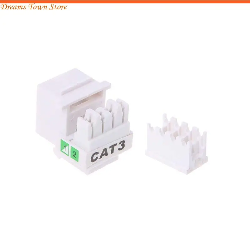 HX6A 5pcs Módulo telefónico sin herramientas RJ11 Cat3 Keystone Telecom Telecom