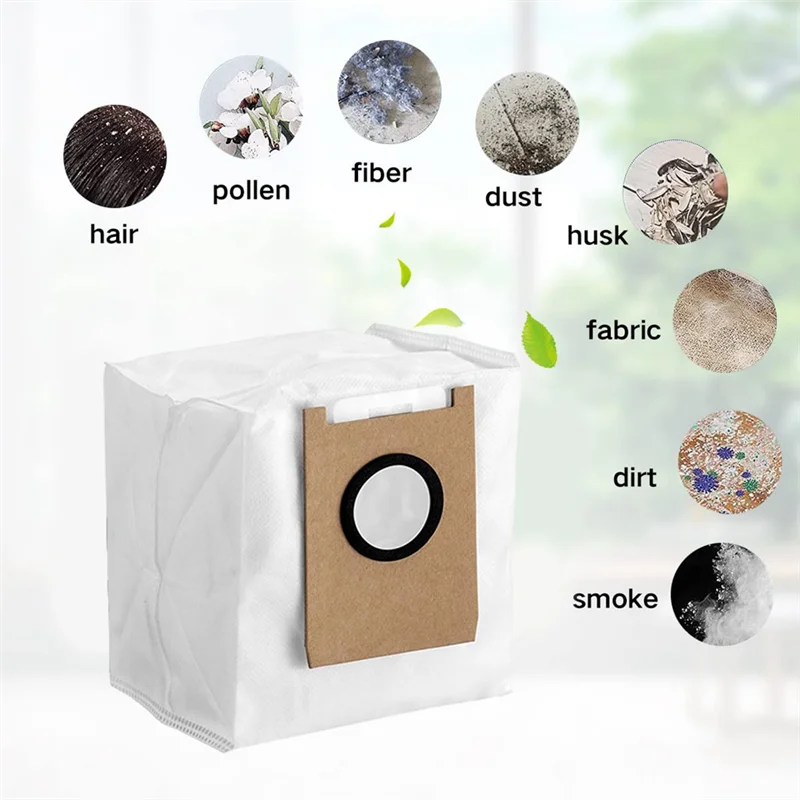 SANQ ถุงเก็บฝุ่นสําหรับ Eufy E20 เครื่องดูดฝุ่นอะไหล่ถังขยะถุงเก็บฝุ่น 12PCS