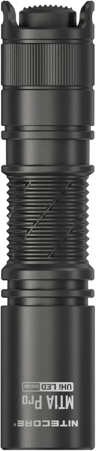 MT1A Pro 800 Lumen EDC مصباح يدوي Penlight، USB-C قابل لإعادة الشحن، بطارية AA 1x