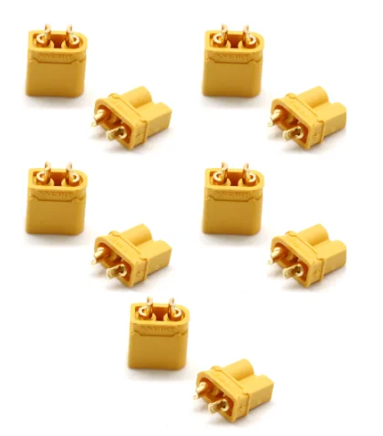 10pcs Amass XT30U Male Female Bullet Connector Plug the Upgrade XT30 For RC FPV Lipo Battery RC Quadcopter