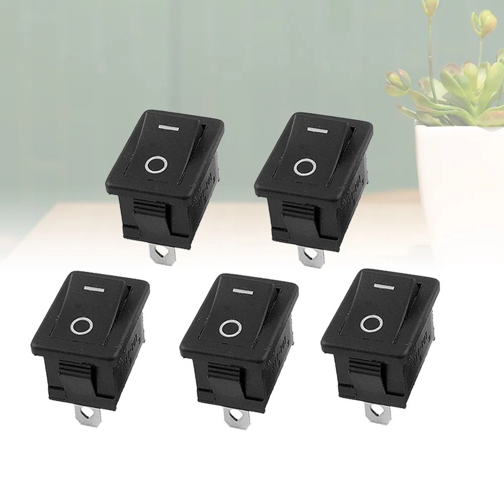 10pcs 2Pin Toggle On/Off Mini Boat Rocker Car Auto Boat Round Rocker Snap push button