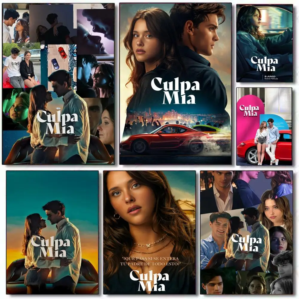 بلدي خطأ Culpa ميا الفيلم الكلاسيكي المشارك ملصق ذاتية اللصق لمكتب المنزل مسرح الفيلم جدار ديكور فني هدية رائعة