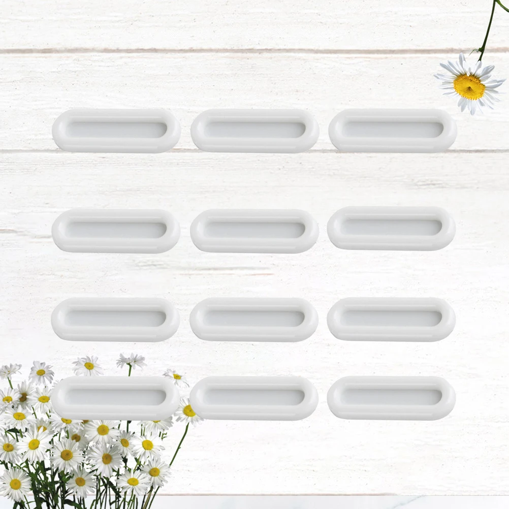 

3 Sets Paste Type Wardrobe Door Handle for Glass Window Handle Wooden Door Sliding Door Window Auxiliary (White)