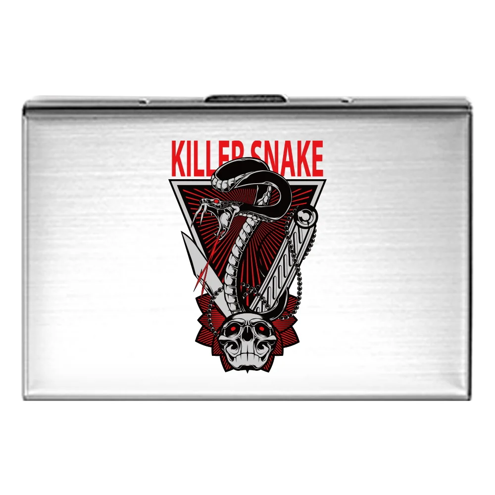 Slim Portable Card Organizer with Secure Closed Body, Bank Card Storage Case for Daily Commuting.