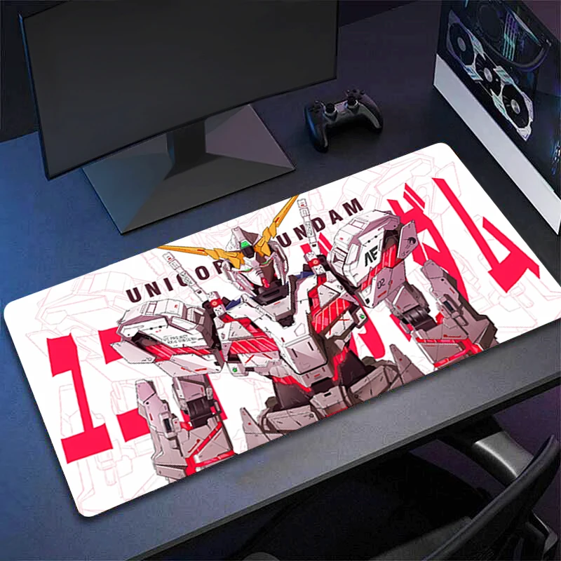 Kawaii Mouse Pad Anime Gabinete Gamer Computer Mobile Suit Gundam Desk Mat Keyboard Anime Gaming Accessories Mousepad