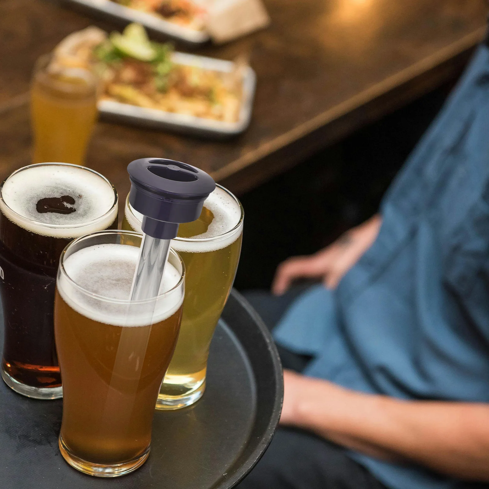 

Stainless Steel Ice Column Tube Reusable Beer Tower Cooling Accessory For Kitchen Bar Hotel Drinks Whiskey Water Bottle Use