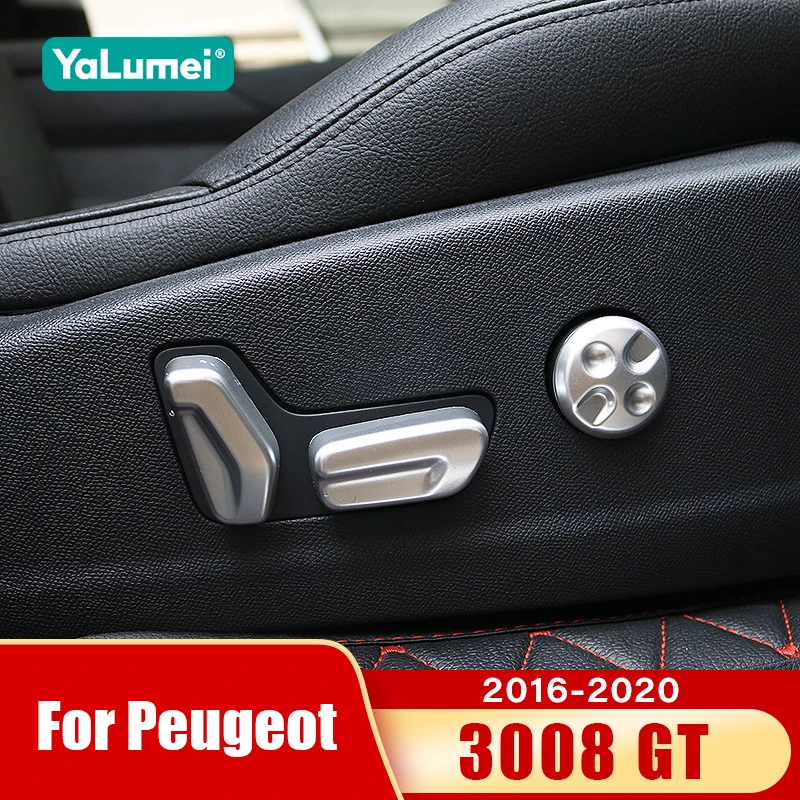 

Для Peugeot 3008 GT 2016-2020 (3008GT MK2) — Декоративная накладка на ручку регулировки сиденья для гибридного автомобиля