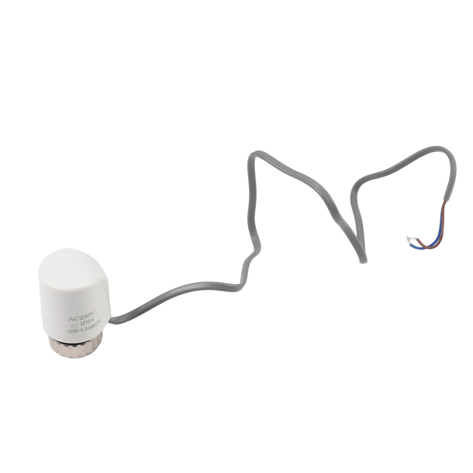 AC 230V Electric Thermal Actuator 90mm Line M30x1.5mm For Floor Heating Radiator Valve Heating Actuator Easily adjust & control