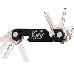 Key Organizer Key Chain Key Case Bottle Opener 2-in-1 Compact Keychain Multifunctional Stainless Steel Key Organizer For Adults
