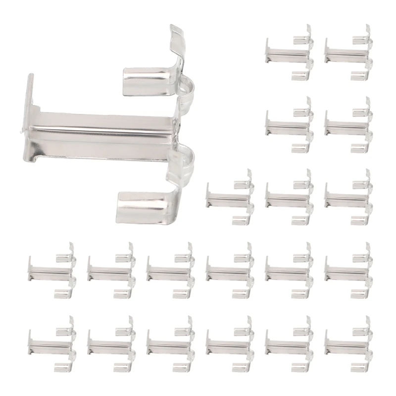 

20 шт. дренажных зажимов для фотоэлектрических панелей, крепления для сброса воды с солнечных панелей, 35 мм, простая установка - А