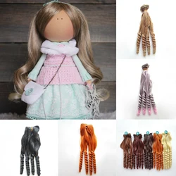 Hair Extensions 20CM*100CM Doll Hair Pieces for 1/3 1/4 1/6 1/8 1/12 Gradient Color Natural BJD Doll Wig DIY Wigs Accessories