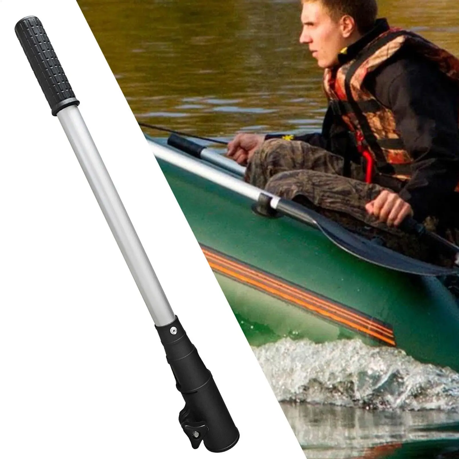 

Outboard Motor Tiller Extension Handle Tiller Handle Extension Aluminum Tube for Outboard Type Handle Tug Motor