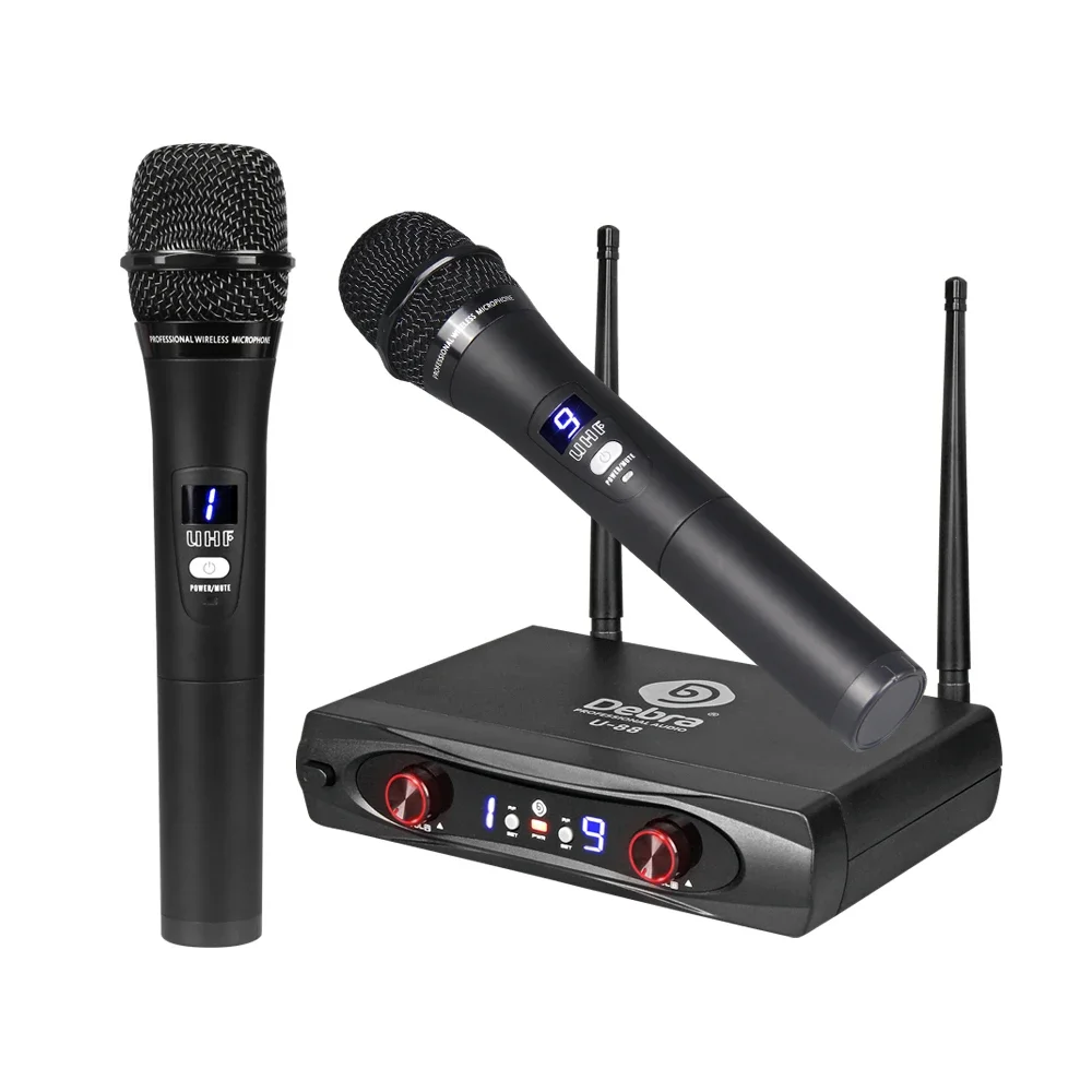 

Low-cost and hot-selling dual-channel wireless microphone system