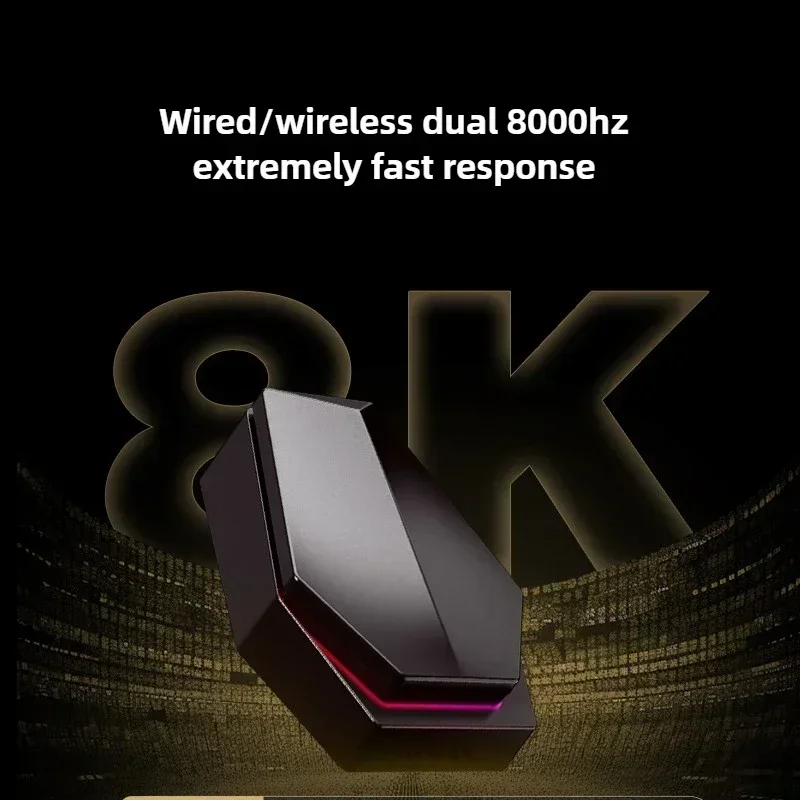 ATK X1 Ultimate Mouse 2.4g Wireless 8K Paw3950Ultra Lightweight Ergonomic FPS Gaming Mouse Custom Gamer Gift Office Mouse