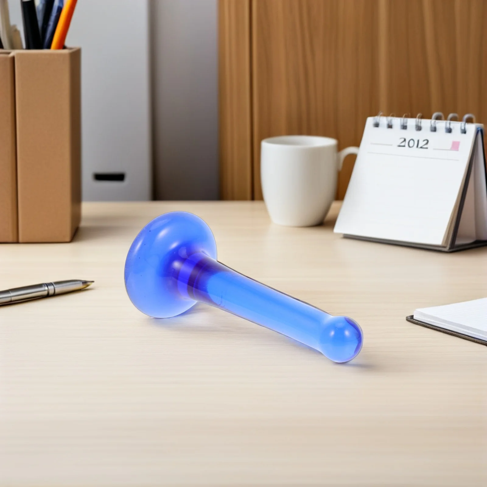 

High Temperature Resistance Crystal Glass Grinding Pestle Paint Making Supplies