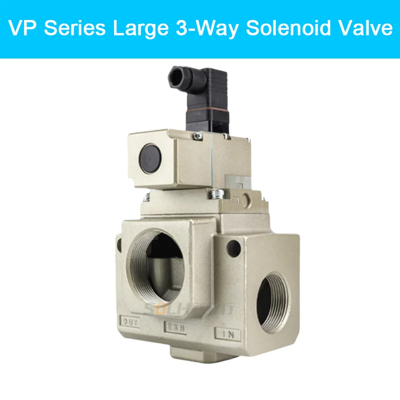 

VP Series Large 3-Way Solenoid Valve Large-bore, High-flow, Large-scale Three-way Solenoid Valve VP3165/85V-10/12/4/20DZGAB