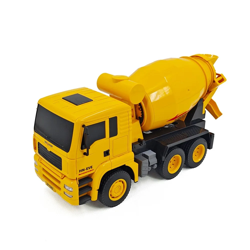 1:18 مقياس ستة قنوات لعبة التحكم عن بعد شاحنة الأطفال نموذج هندسة النقل محاكاة هدية عيد ميلاد RC سيارة #4