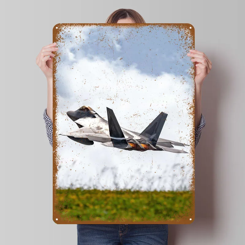 F22 Above A Field S… - image