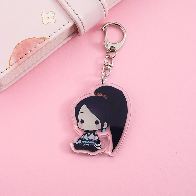 VALORANT Acrylic Keychain Cartoon Character Ornament Key Bag Pendant Clothing Accessories