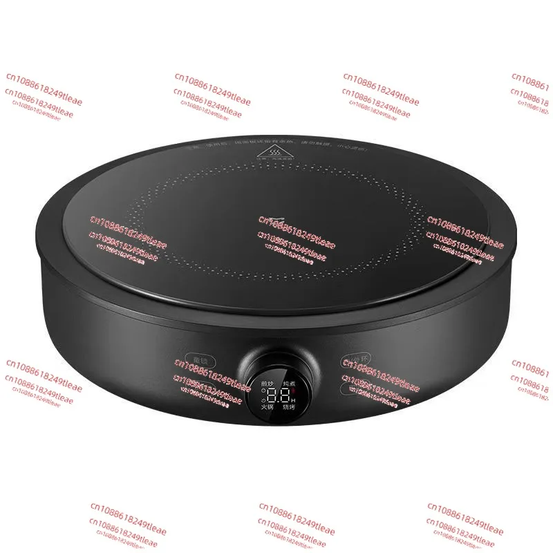 

Electric Ceramic Cooktop,2200W Induction Cooker,10‑Level Power With Child Safety Lock,Timer,CN Version With Adapter