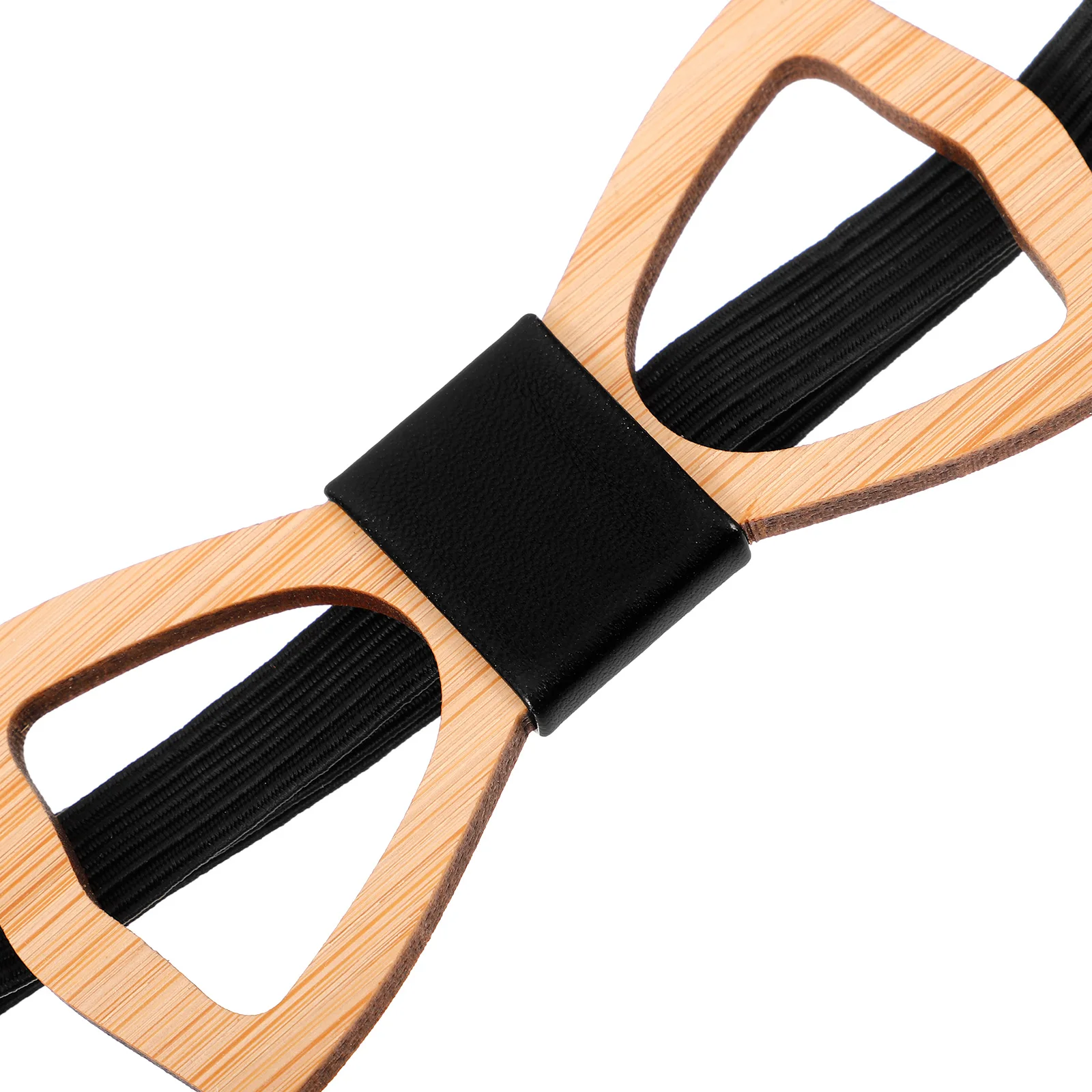 

Bamboo Bow For Men Wood Bowtie Men Wooden Bowtie Blue Groom Bachelor Party Necktie Handcrafted Durable Fashion