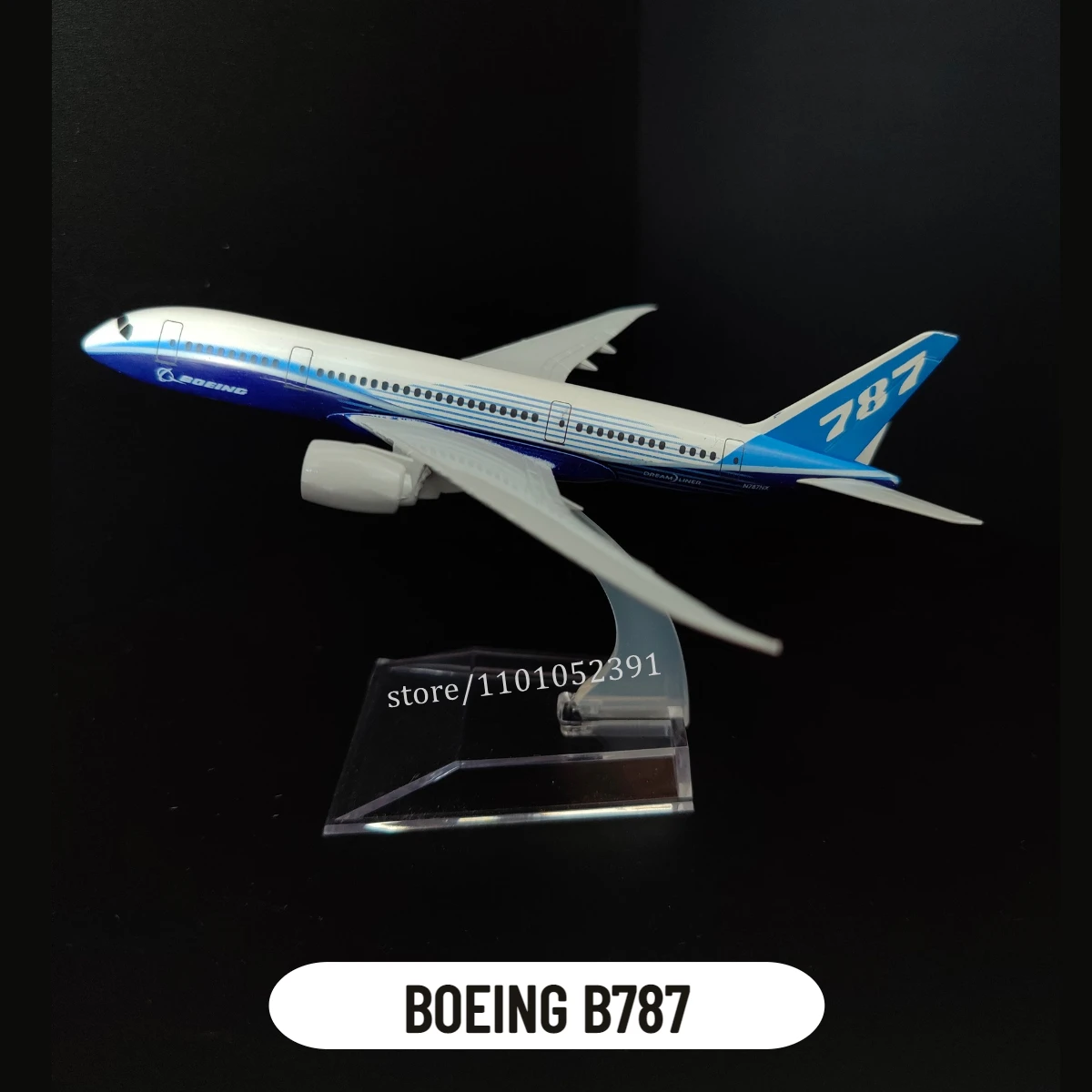 1:400 Metal Aircraft Model Replica Boeing NEO B787 Airplane Scale Miniature Art Decoration Diecast Aviation Collectible Toy Gift