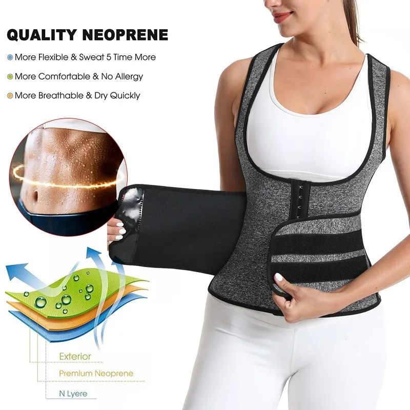 

Buckle vest Tiktok abdominal shaping clothes tight chest corset neoprene thickened belt postpartum