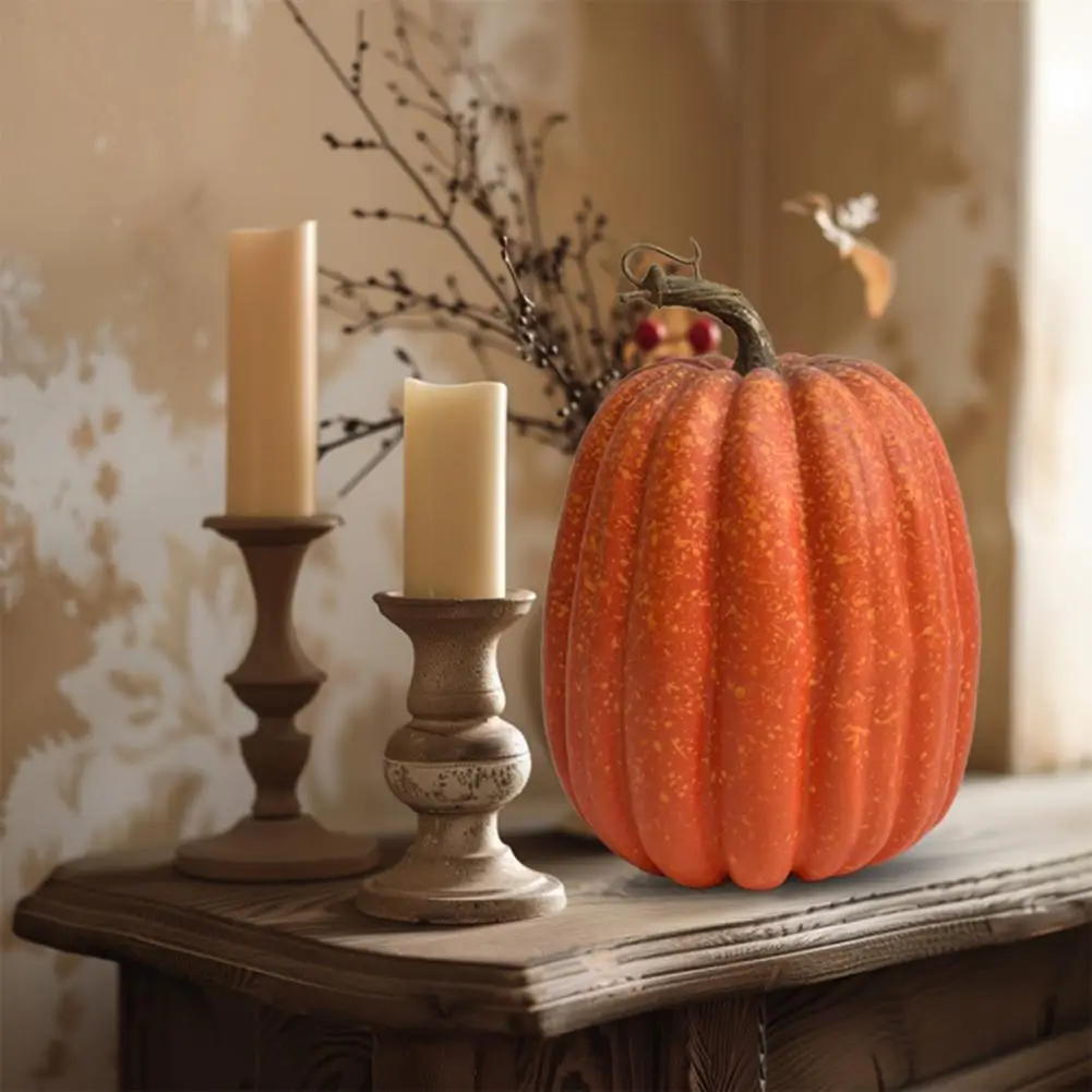 Dipingi le tue zucche autunno Harvest Decor zucche artificiali per il ringraziamento pittura fai da te modello di zucca per le vacanze autunnali