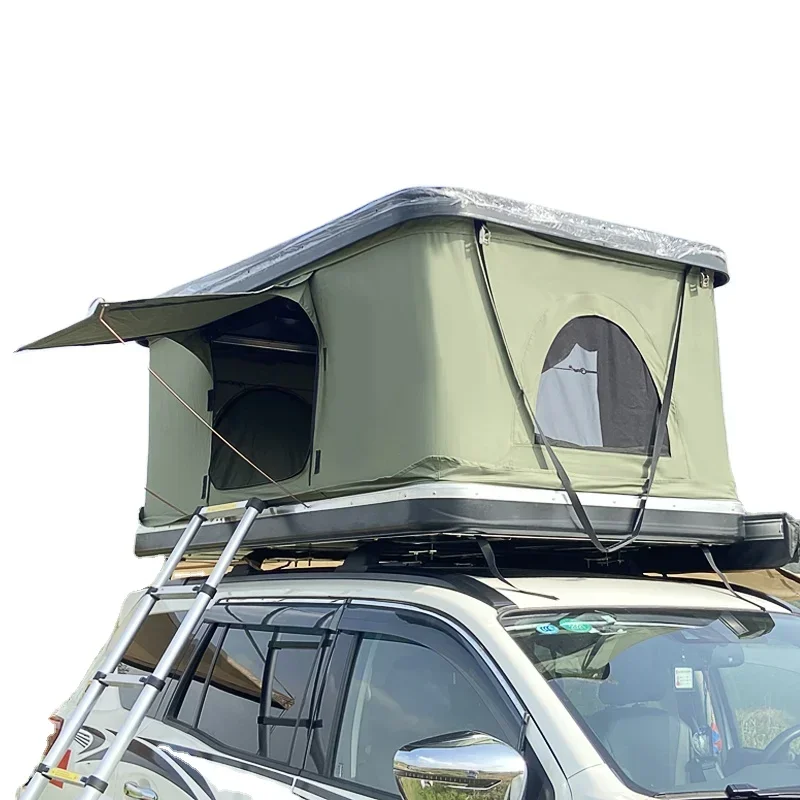 

DrunkenXp factory directly supply 2 person big size SUV straight bracing roof top tent camping rooftop tent with ABS shell