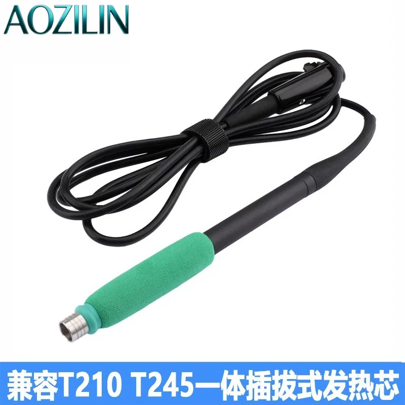 Soldering Station Iron Handle New Replacement T210 T245 Integrated Plug‑in Heating Core for Multiple Welding Station Spare Part