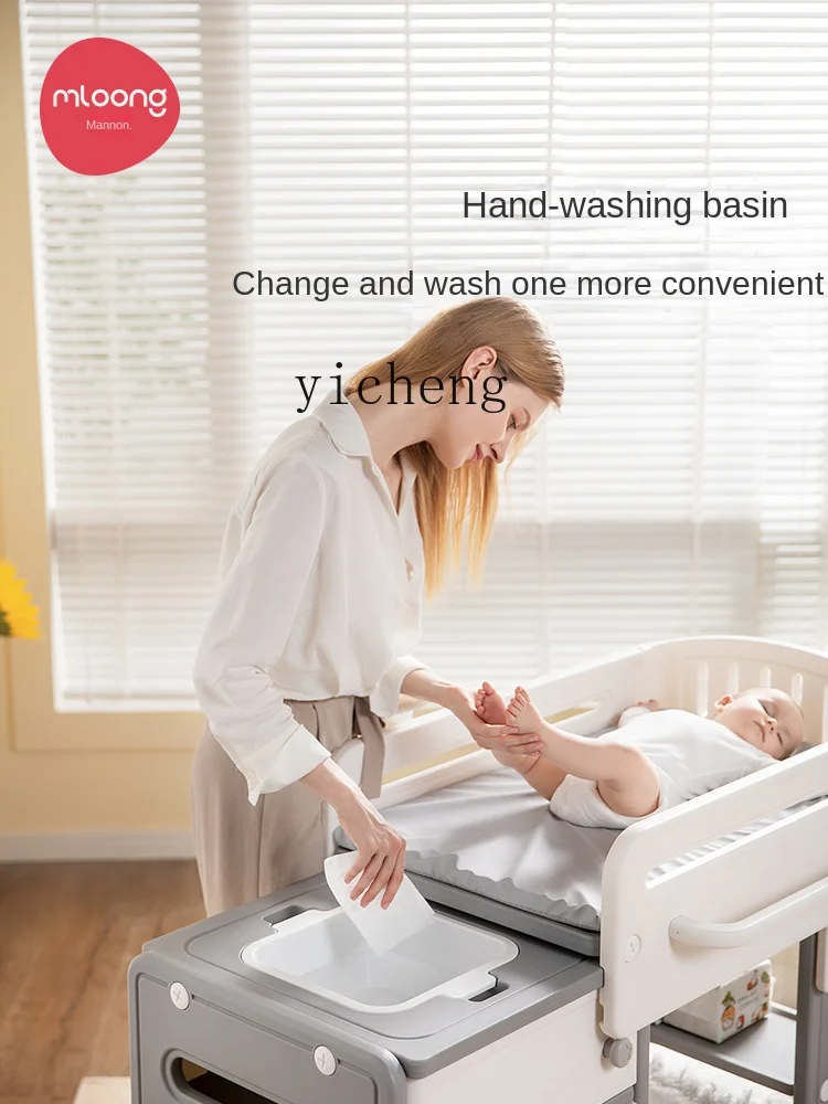 ZC-Multi-Function Baby Care Desk, Fralda recém-nascida trocando mesa, cama de massagem móvel