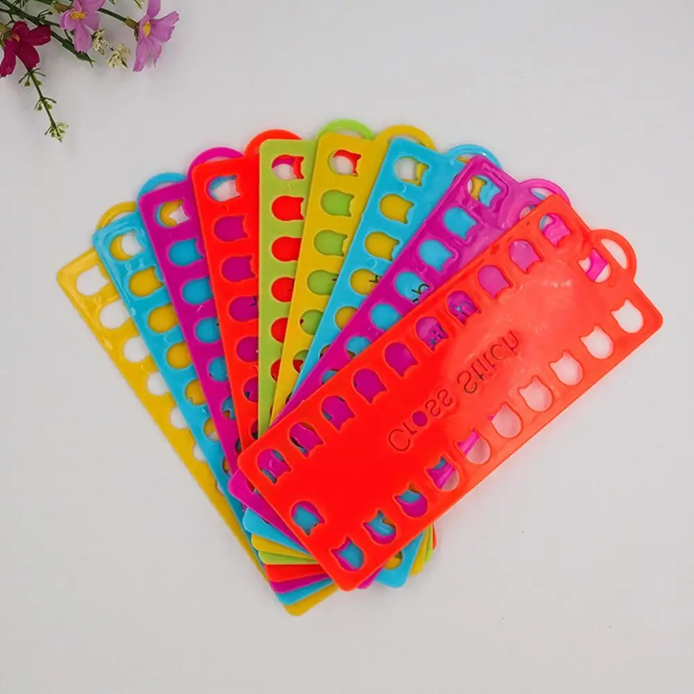 Embroidery Thread Organizer Embroidery Craft Supplies 5pcs Embroidery Floss Organizer with 20-hole Plastic Thread for Sewing