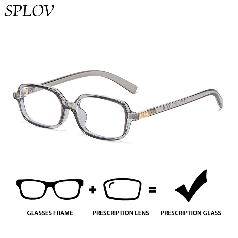

SPLOV Professional Prescription Glasses Customized HD Lenses Anti Blue Light Photochromic Prescription Glasses for Women