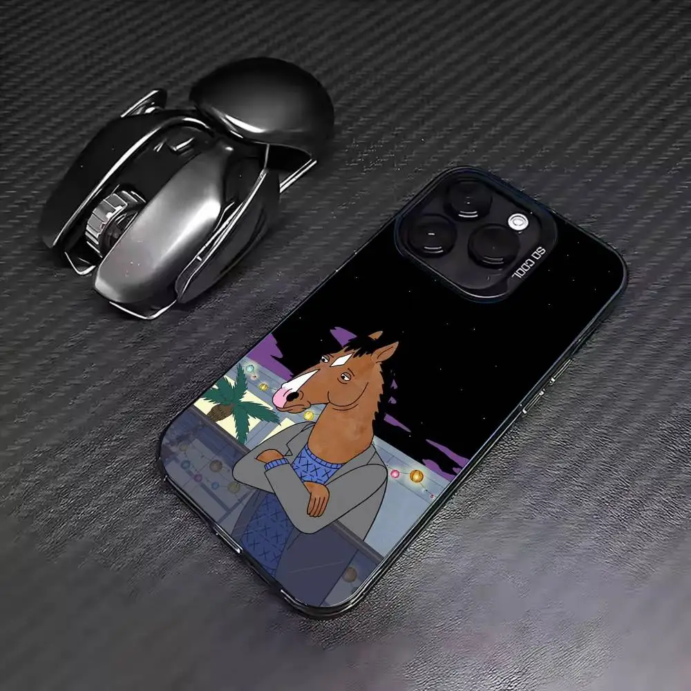 Self-Loathing  B-BoJacks Horsemans  Phone Case Gradient Silver Case For iPhone 17,16,15,14,12,13,11 Plus,Pro Max,XS view 4